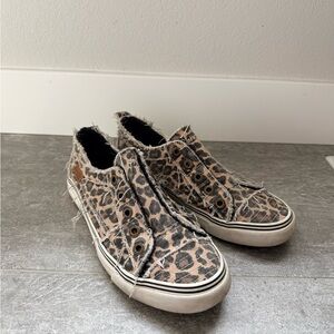 Blowfish Leopard Print Sneakers